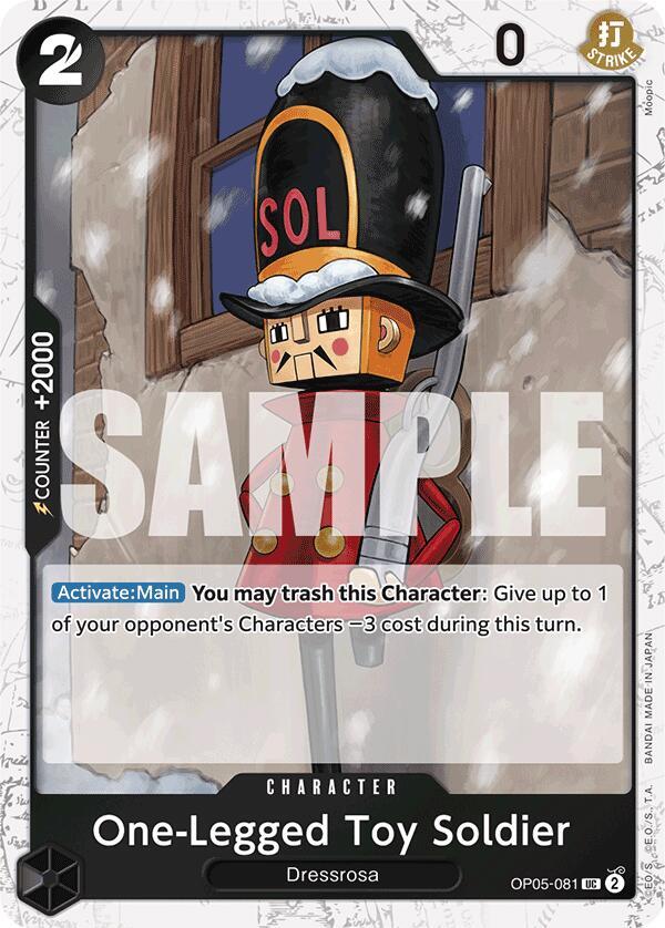 One Legged Toy Soldier OP05-081 (Premium Booster -The Best-)  - Jolly Roger Foil