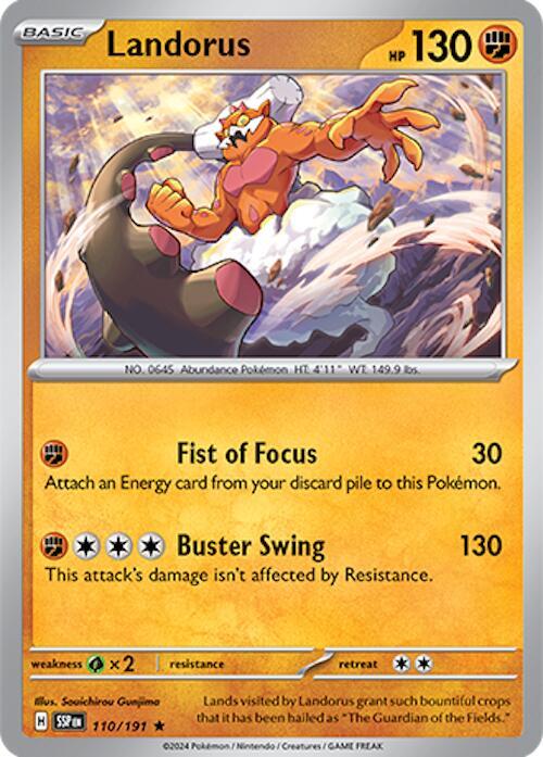 Landorus 110/191 (SV08: Surging Sparks)  - Holofoil