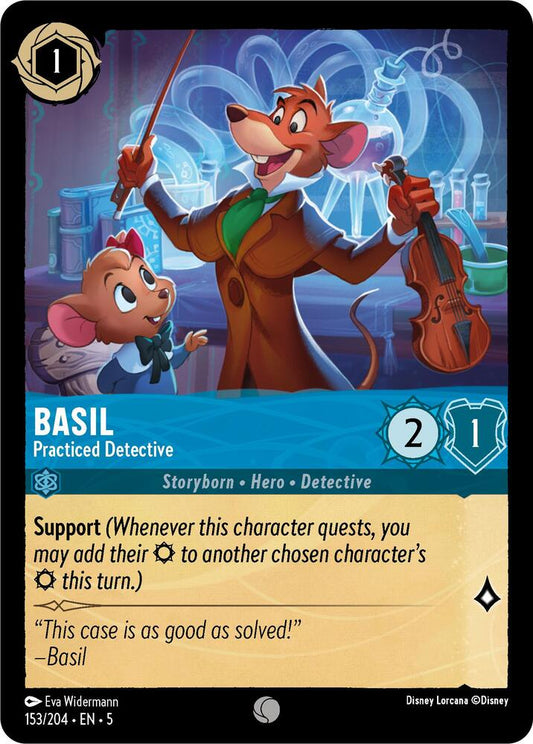 Basil Practiced Detective 153/204 (Shimmering Skies) 