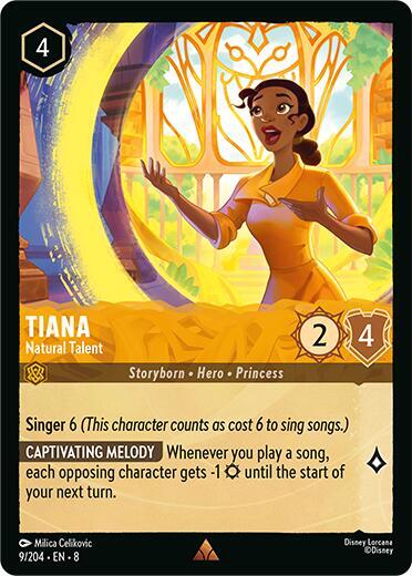 Tiana, Natural Talent 9/204 (Reign of Jafar)  - Cold Foil