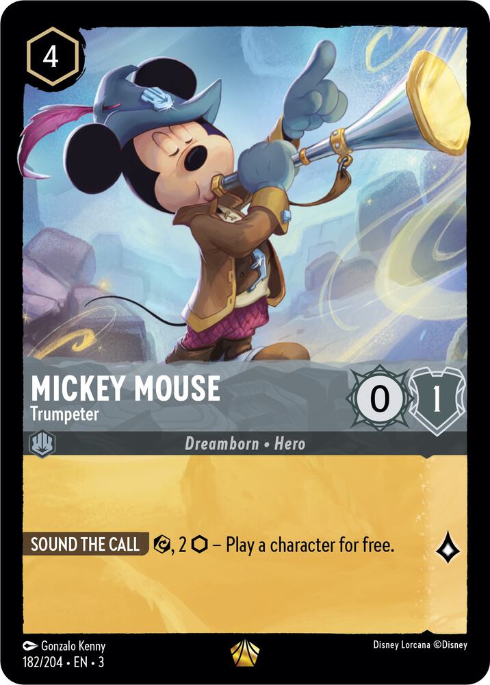 Mickey Mouse Trumpeter 182/204 (Into the Inklands) 
