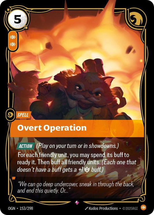 Overt Operation 153/298 (Origins)  - Foil