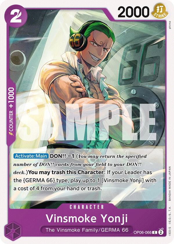 Vinsmoke Yonji OP06-066 (Wings of the Captain) 