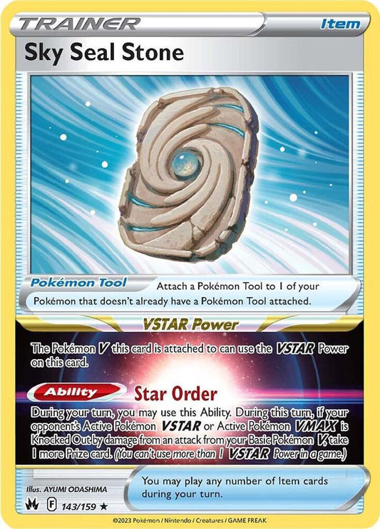 Sky Seal Stone 143/159 (Crown Zenith)  - Holofoil