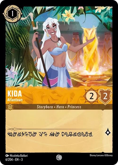Kida, Atlantean 6/204 (Into the Inklands)  - Cold Foil