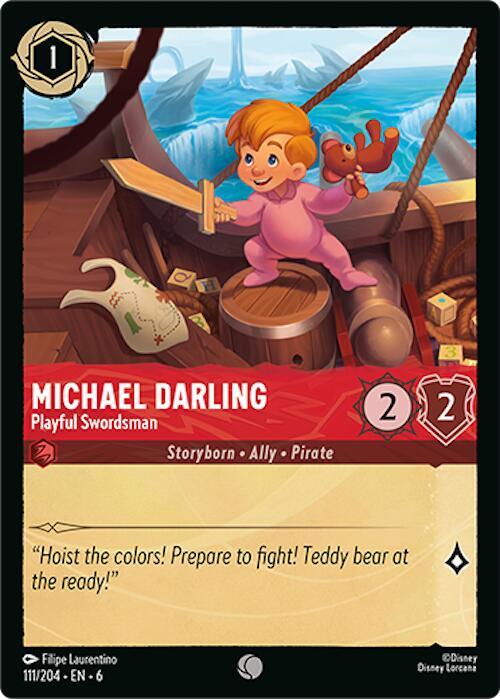 Michael Darling Playful Swordsman 111/204 (Azurite Sea) 