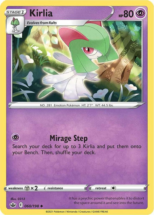 Kirlia 060/198 (SWSH06: Chilling Reign) 