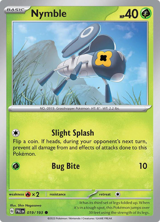 Nymble 019/193 (SV02: Paldea Evolved) 