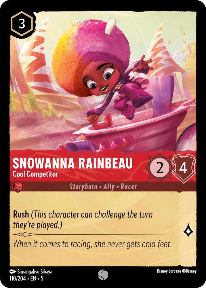 Snowanna Rainbeau, Cool Competitor 110/204 (Shimmering Skies) 