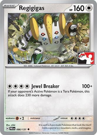 Regigigas Series 7 086/131 (Prize Pack Series Cards) 