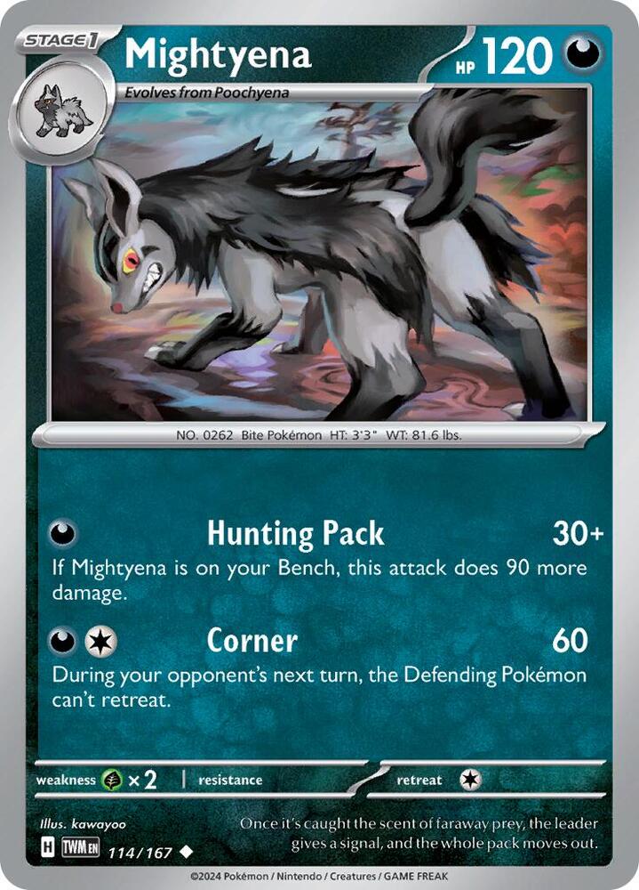 Mightyena 114/167 (SV06: Twilight Masquerade) 