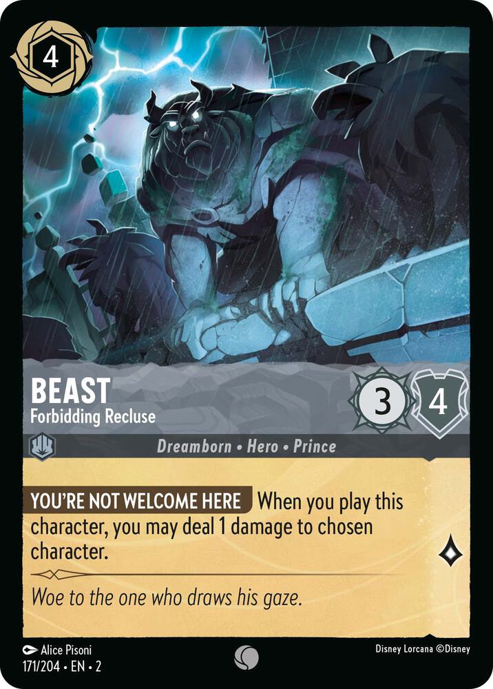 Beast Forbidding Recluse 171/204 (Rise of the Floodborn) 
