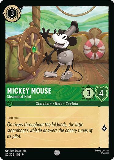 Mickey Mouse Steamboat Pilot 80/204 (Fabled) 