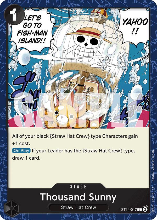 Thousand Sunny ST14-017 (Starter Deck 14: 3D2Y) 