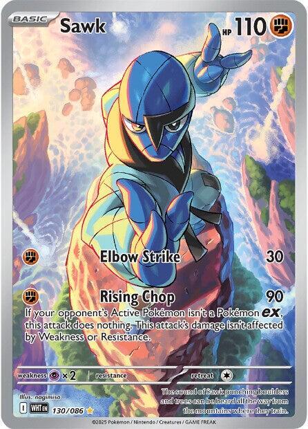 Sawk 130/086 130/086 (SV: White Flare)  - Holofoil