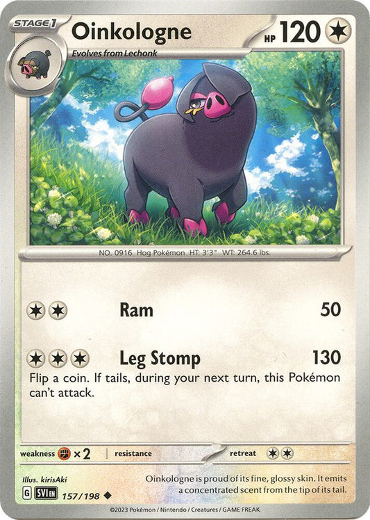 Oinkologne 157/198 (SV01: Scarlet & Violet Base Set) 