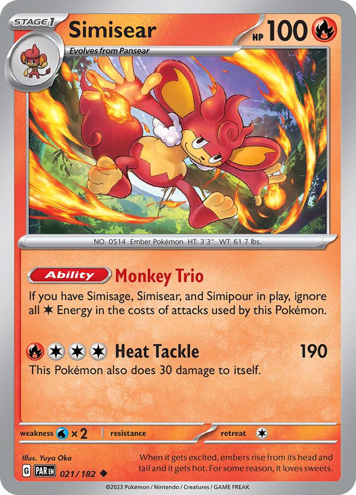Simisear 021/182 (SV04: Paradox Rift) 