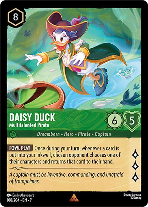 Daisy Duck, Multitalented Pirate 108/204 (Archazia's Island) 