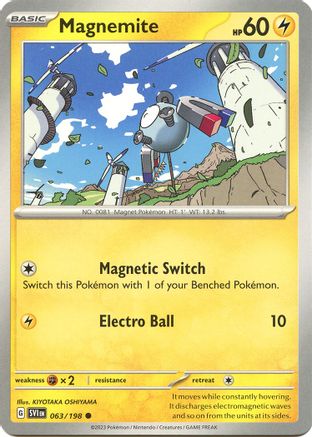 Magnemite 063/198  SV01 Scarlet & Violet Base Set - Common