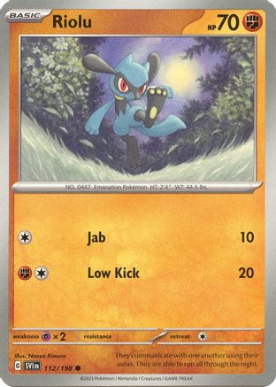 Riolu 112/198  SV01 Scarlet & Violet Base Set - Common