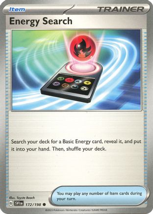 Energy Search 172/198  SV01 Scarlet & Violet Base Set - Common