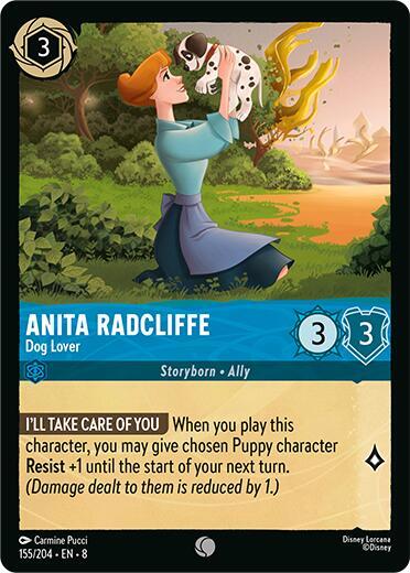 Anita Radcliffe Dog Lover 155/204 (Reign of Jafar) 