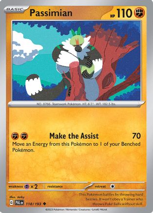 Passimian 118/193  SV02 Paldea Evolved - Uncommon