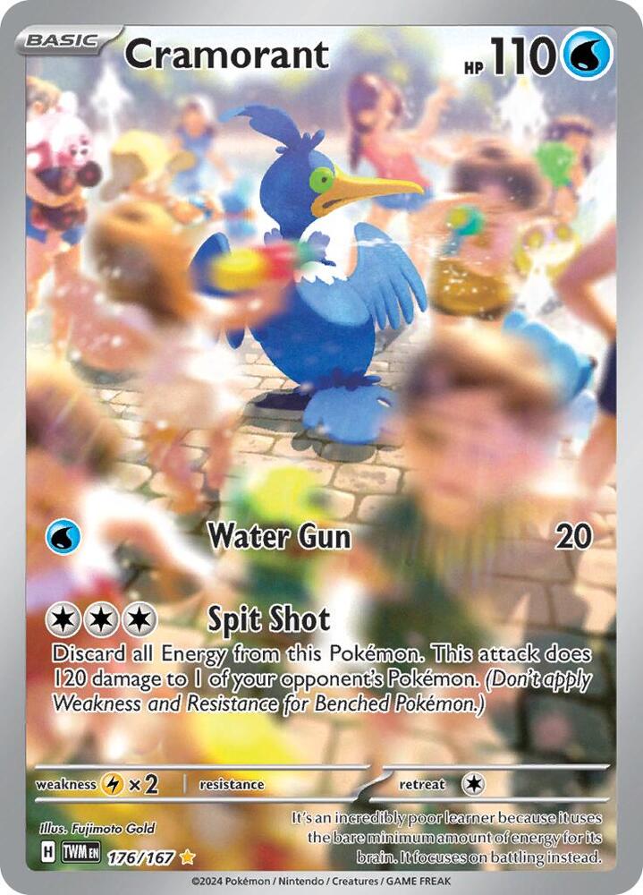 Cramorant 176/167 (SV06: Twilight Masquerade)  - Holofoil