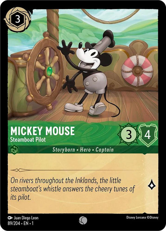 Mickey Mouse, Steamboat Pilot 89/204 (The First Chapter)  - Cold Foil