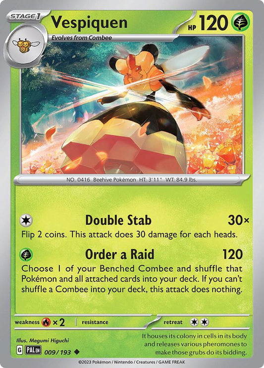 Vespiquen 009/193 (SV02: Paldea Evolved) 