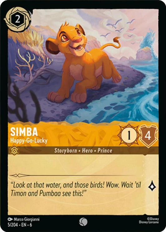 Simba, Happy-Go-Lucky 5/204 (Azurite Sea)  - Cold Foil