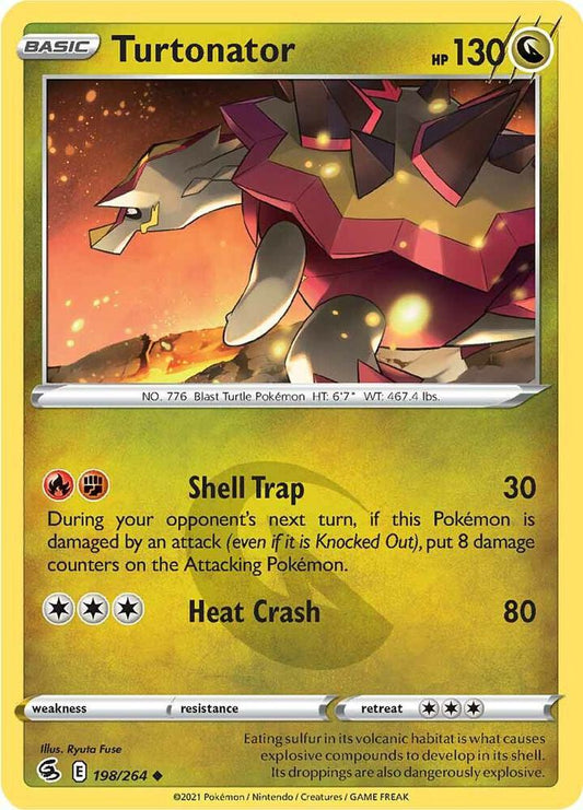 Turtonator 198/264 (SWSH08: Fusion Strike) 