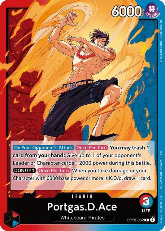 Portgas.D.Ace OP13-002 (Carrying On His Will) 