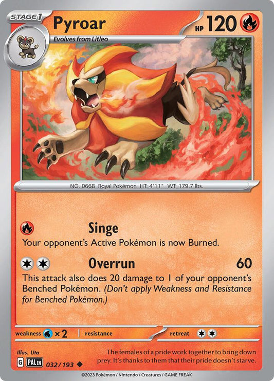 Pyroar 032/193 (SV02: Paldea Evolved) 