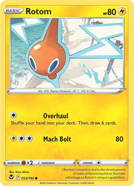 Rotom 053/195 (SWSH12: Silver Tempest) 