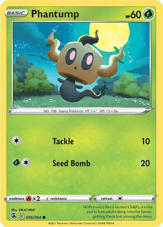 Phantump 016/264 (SWSH08: Fusion Strike) 