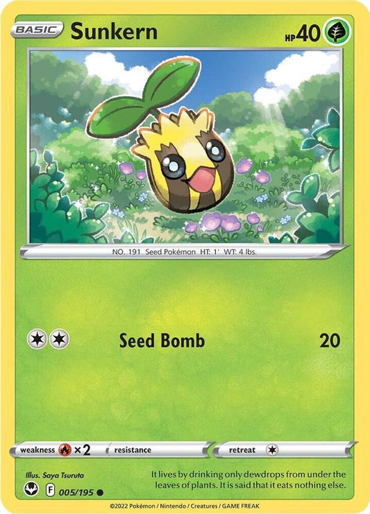 Sunkern 005/195 (SWSH12: Silver Tempest) 