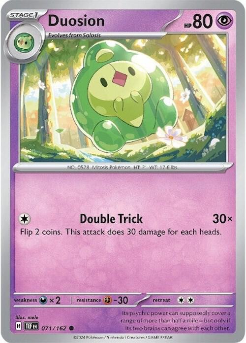 Duosion 071/162 (SV05: Temporal Forces)  - Reverse Holofoil