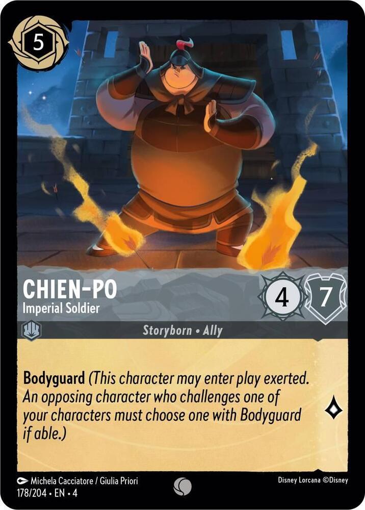 Chien Po Imperial Soldier 178/204 (Ursula's Return)  - Cold Foil