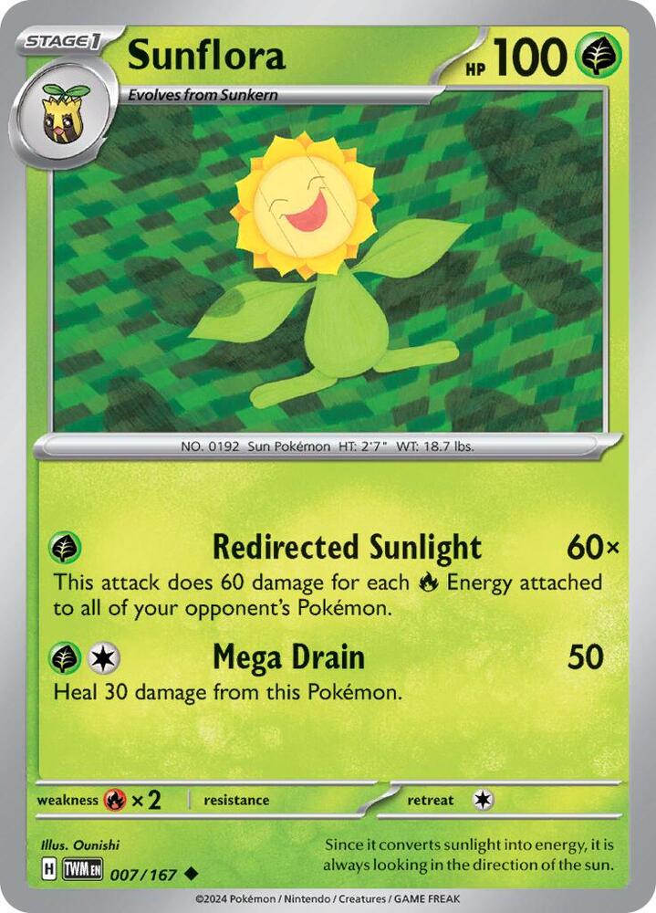 Sunflora 007/167 (SV06: Twilight Masquerade) 