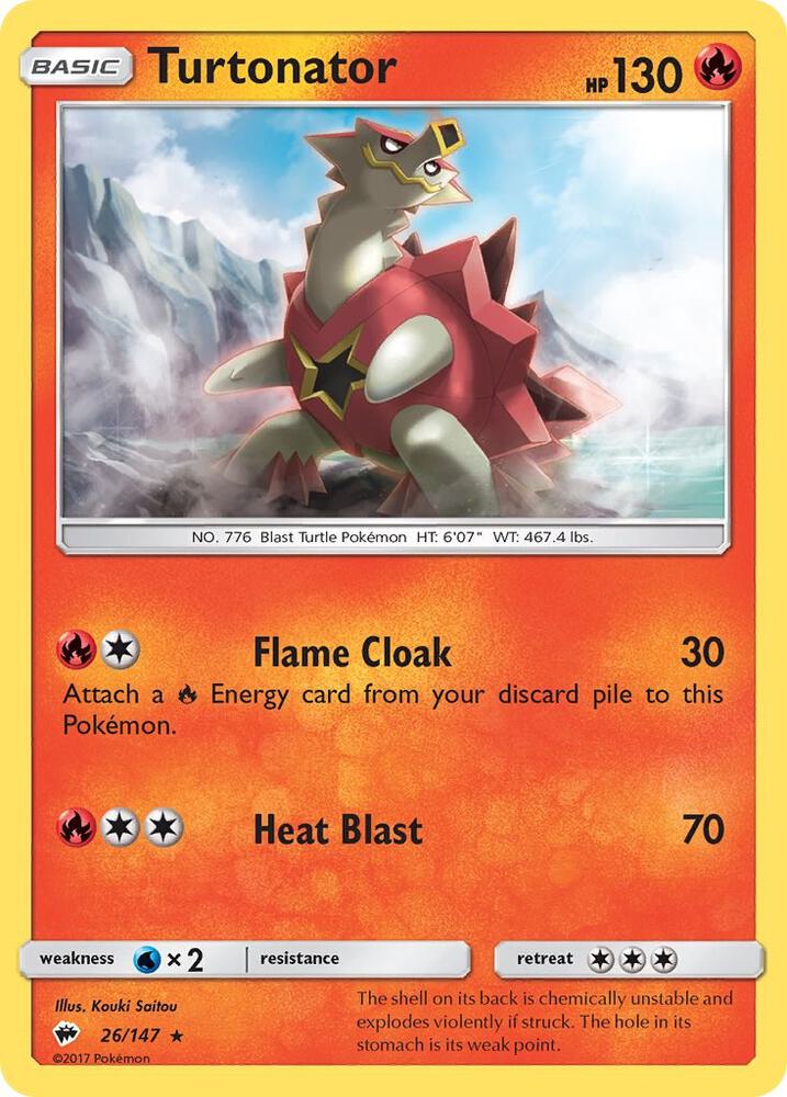 Turtonator 26/147 (SM - Burning Shadows) 