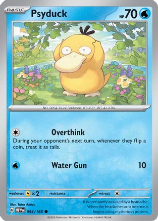 Psyduck 054/165  SV Scarlet & Violet 151 - Common