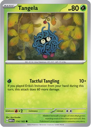 Tangela 114/165  SV Scarlet & Violet 151 - Common
