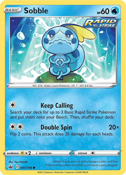 Sobble 041/198 (SWSH06: Chilling Reign) 