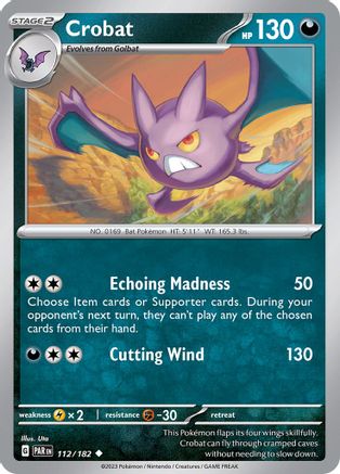 Crobat 112/182  SV04 Paradox Rift - Uncommon