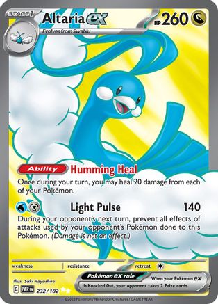 Altaria ex 232/182  - Holofoil SV04 Paradox Rift - Ultra Rare