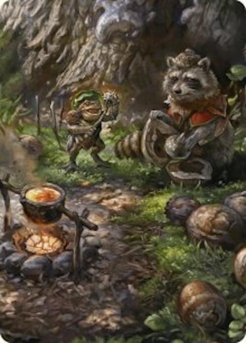 Sylvan Scavenging Art Card 46 54 S 46 (Art Series: Foundations) 