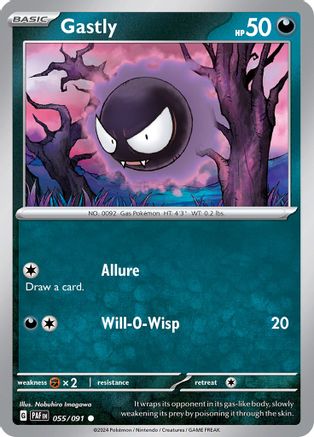 Gastly 055/091  SV Paldean Fates - Common