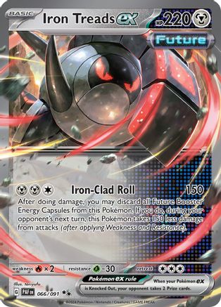 Iron Treads ex 066/091  - Holofoil SV Paldean Fates - Double Rare