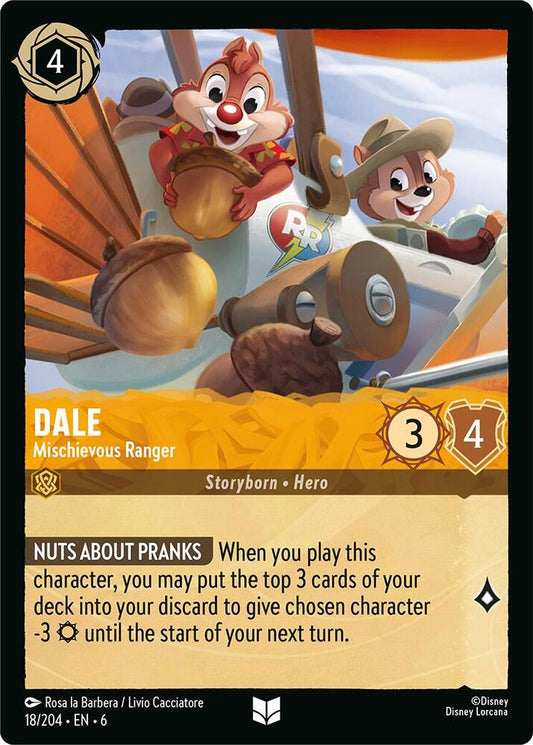 Dale, Mischievous Ranger 18/204 (Azurite Sea)  - Cold Foil